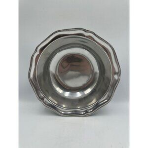 Wilton Armetale Fluted Bowl Handcrafted Durable Food Safe Metal USA Oven/Flame